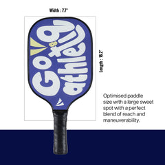 Athletiq FibreGlass Pickleball Paddle with Free Cover - Go Athletiq