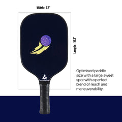 Athletiq FibreGlass Pickleball Paddle with Free Cover - Player