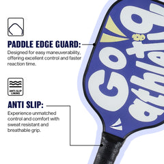 Athletiq FibreGlass Pickleball Paddle with Free Cover - Go Athletiq
