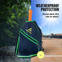 Athletiq Pickleball Crossbody Sports Bag - Navy Blue