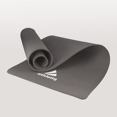 Athletiq FlexPro Yoga Mat (stone Grey) – With Free Carry Strap