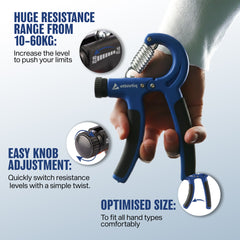 Athletiq Adjustable Hand Grip (Blue)