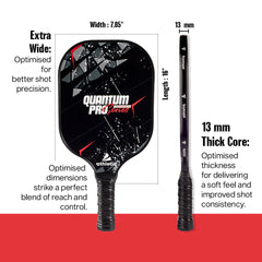 Athletiq Pickleball Paddle QuantumPro Series with SpinX Technology