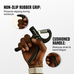 Athletiq Adjustable Hand Grip (Black)