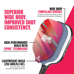 Athletiq Pickleball StellarPro Series Paddle with SpinX Technology