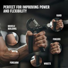 Athletiq Adjustable Hand Grip (Black)