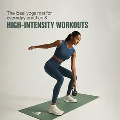 Athletiq FlexPro Yoga Mat (Green) – With Free Carry Strap