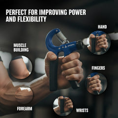 Athletiq Adjustable Hand Grip (Blue)