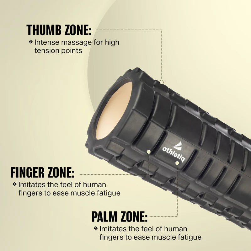 Athletiq Deep Massaging Foam Roller