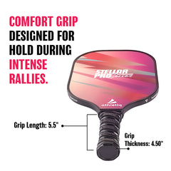 Athletiq Pickleball StellarPro Series Paddle with SpinX Technology