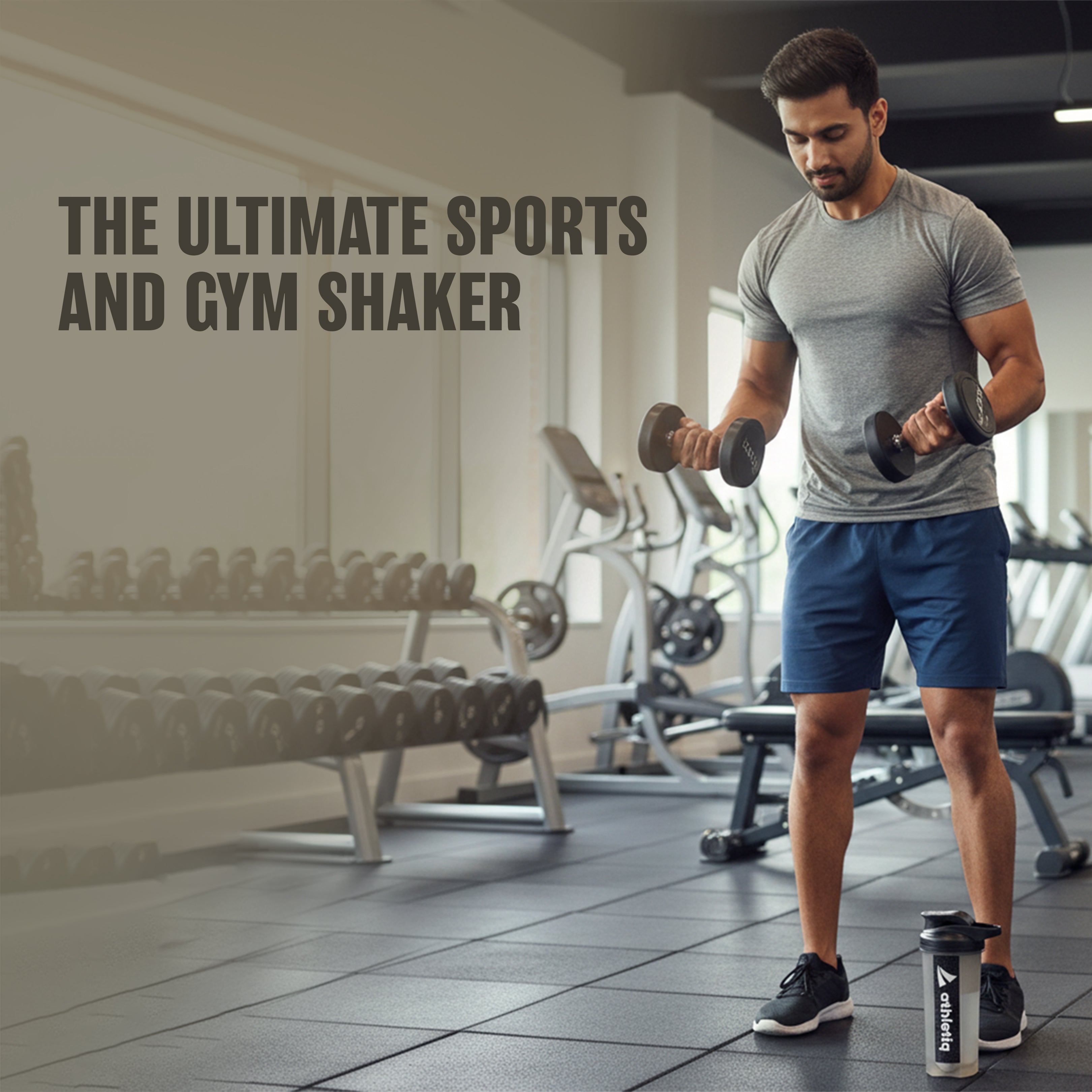 Athletiq Gym Shaker & Sipper