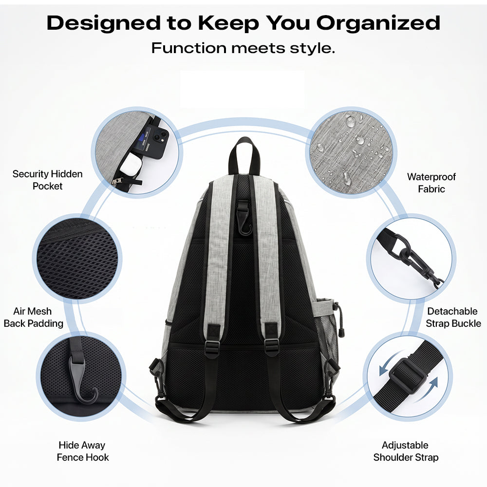 Athletiq Pickleball Crossbody Sports Bag