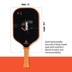 Athletiq SmashPro Raw Carbon Fibre Pickleball Paddle