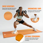 Athletiq FlexPro Yoga Mat -  With Free Carry Strap  Pro-Level Grip & Comfort for Every Pose