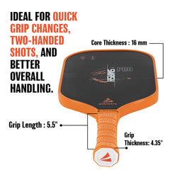 Athletiq SmashPro Raw Carbon Fibre Pickleball Paddle