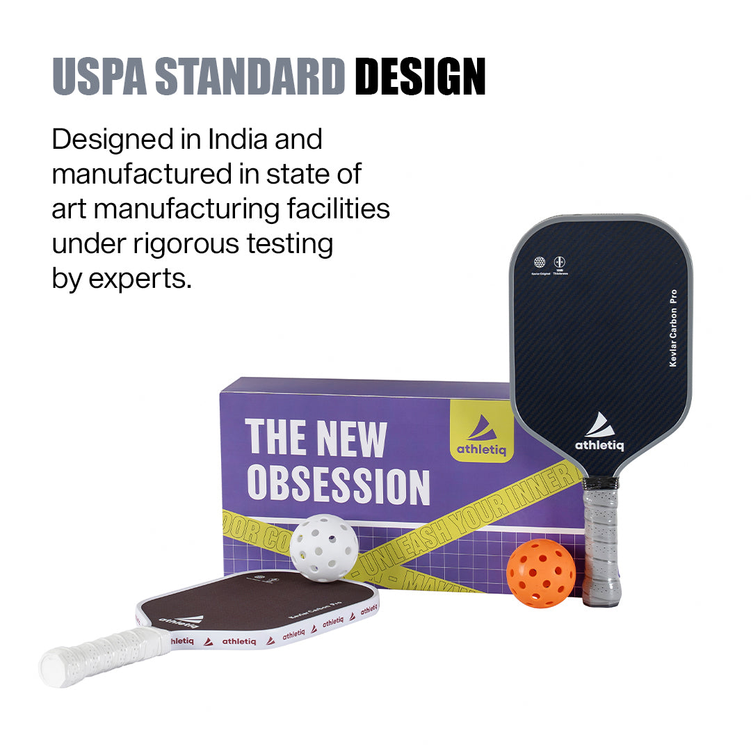 Athletiq Pro Black Kevlar 18K Carbon Fibre