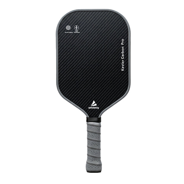 Athletiq Pro Black Kevlar 18K Carbon Fibre Pickleball Paddle