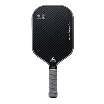 Athletiq Pro Black Kevlar 18K Carbon Fibre Pickleball Paddle