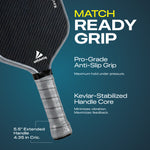 Athletiq Pro Black Kevlar 18K Carbon Fibre Pickleball Paddle