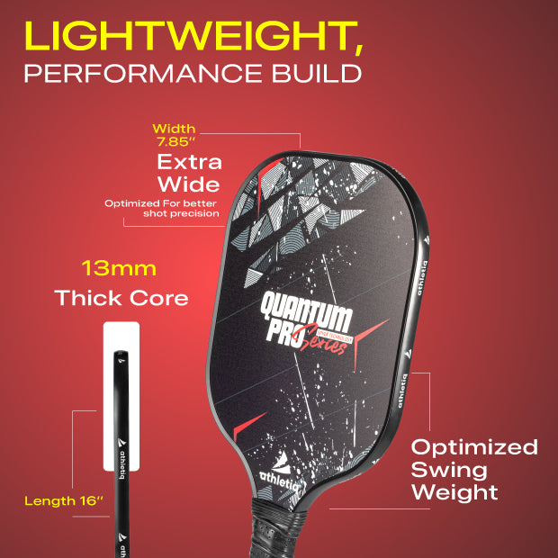 Athletiq QuantumPro 13mm Pickleball Paddle