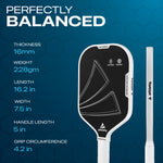 Athletiq SuperSonic Hot Pressed Thermoformed Japanese Toray T700 Pickleball Paddle