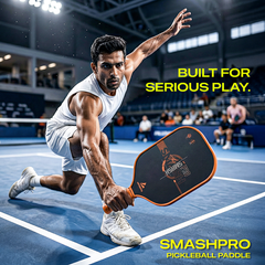Athletiq SmashPro 3K Raw Carbon Fibre Pickleball Paddle