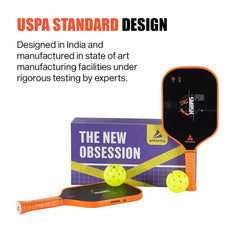 Athletiq SmashPro Raw Carbon Fibre Pickleball Paddle