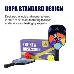 Athletiq FibreGlass Pickleball Paddle with Free Cover - Player