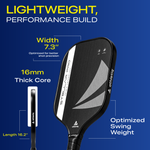 Athletiq Pickleball Stellar Pro Series Paddle with SpinX Technology