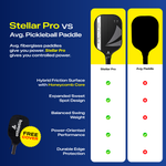 Athletiq Pickleball Stellar Pro Series Paddle with SpinX Technology