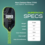 Athletiq SuperNova T700 Carbon Fibre Pickleball Paddle